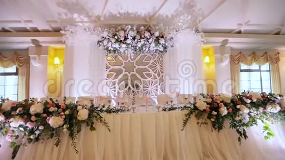 漂亮的婚礼装饰视频的预览图