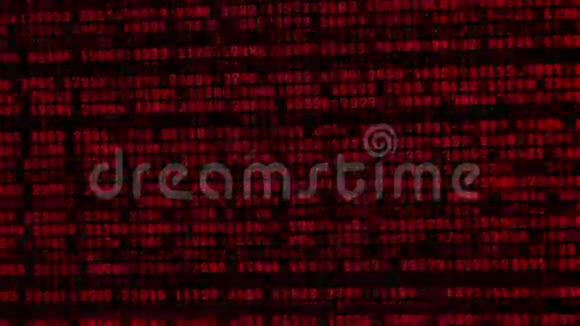 屏幕上运行的计算机代码视频的预览图
