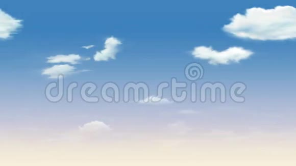 天空中乌云的全景视频的预览图