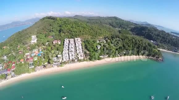 空中海景普吉岛泰国视频的预览图