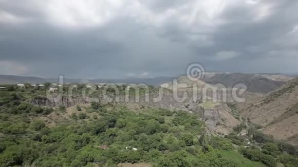 亚美尼亚的自然天空旅游景观背景旅游山地全景视频的预览图