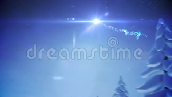 带着魔法灯的雪球里视频的预览图