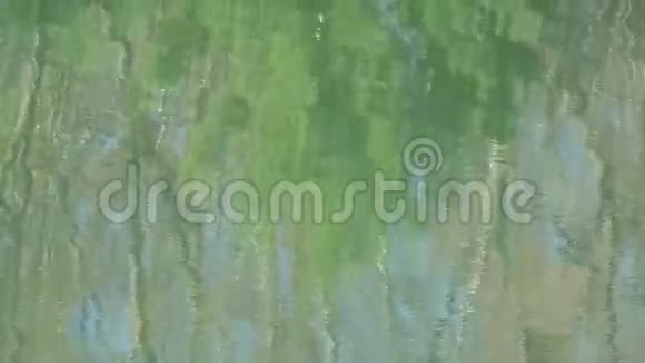 湖面蓝绿映像视频的预览图