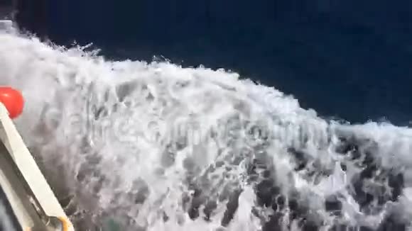 切船浪爱奥尼亚海希腊莱夫卡达岛视频的预览图