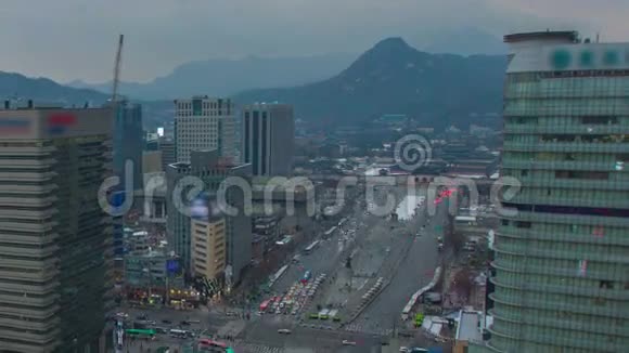 首尔市广华门交通视频的预览图