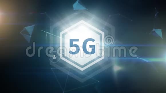 全球5G技术的数字复合视频的预览图