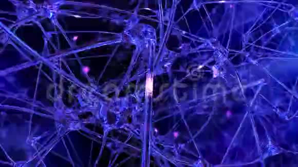 人工智能通过计算机大脑的神经网络的机器人的一种冲动装载视频的预览图