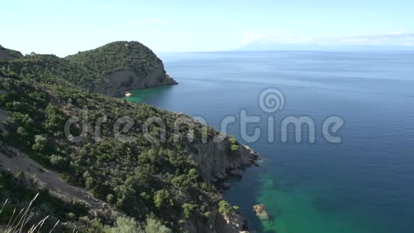 希腊塔索斯海岸线视频的预览图