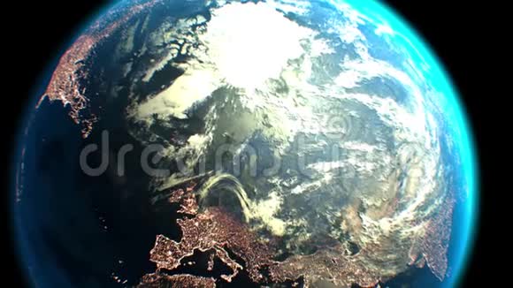 地球和月亮动画视频的预览图