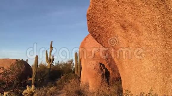 沙漠移动景观时间推移亚利桑那州视频的预览图