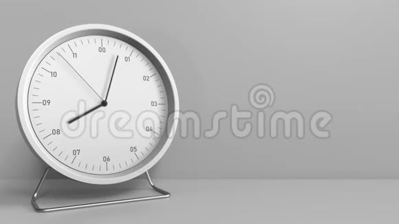 时钟从8点到9点为一小时3D动动画视频的预览图