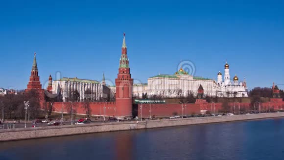 向莫斯科克里姆林宫的视野视频的预览图