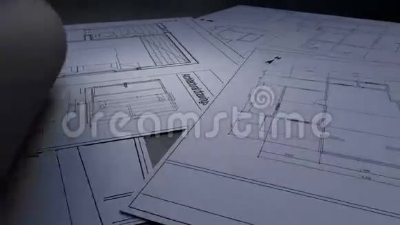 木架制作房屋上建筑设计方案纸视频的预览图