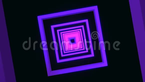 霓虹抽象广场隧道背景视频的预览图
