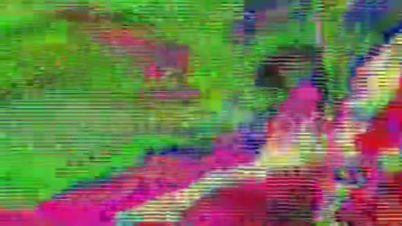 神奇的坏旅行效果光线泄漏彩虹背景视频的预览图