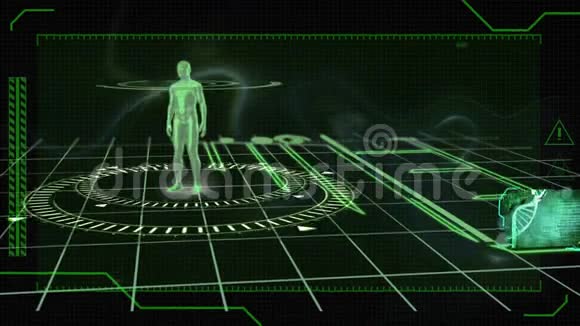 DNA链人体和医疗数据视频的预览图