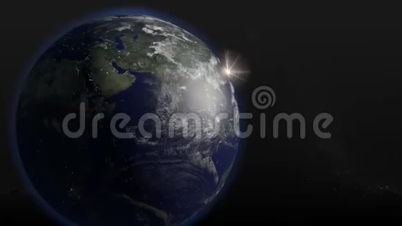 地球旋转偏移动画视频的预览图