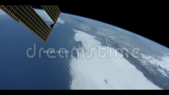 从太空中看到的太平洋美国宇航局提供的一些元素视频的预览图