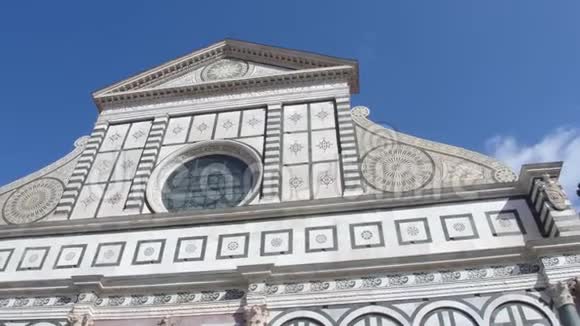 佛罗伦萨市中心美丽的圣玛丽亚教堂托斯卡纳视频的预览图