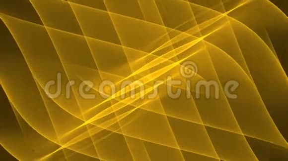 浅黄色飞行光粒子的隧道运动背景视频的预览图