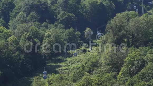 夏季森林山索道视频的预览图