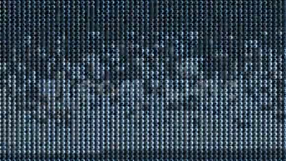 粒子点珠背景霓虹灯扫描大数据技术高科技视频的预览图