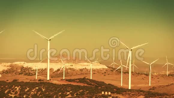 风力涡轮机可再生能源视频的预览图