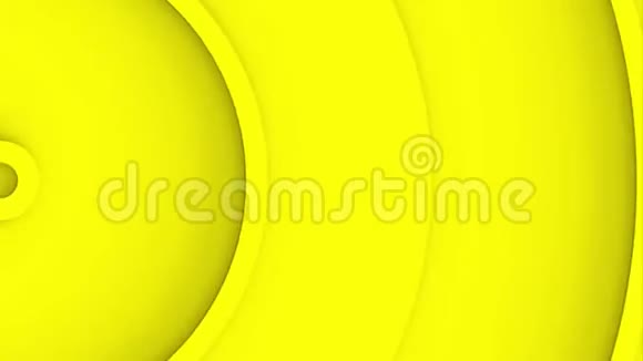 带黄色同心圆从中心移动的背景动画视频的预览图