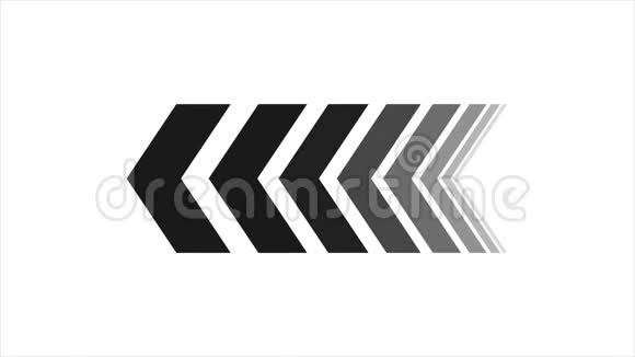 动画的箭头标志动画与可选的卢马哑光包括阿尔法卢马马特视频的预览图