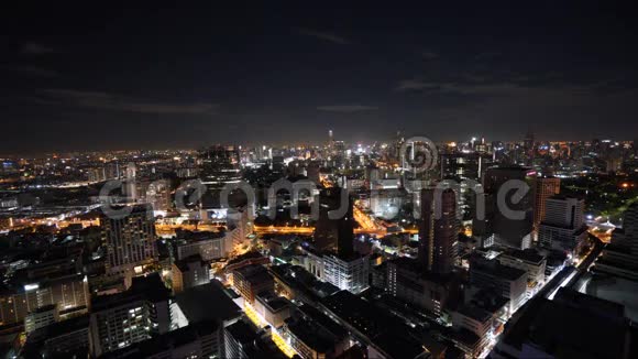 晚上曼谷全景视频的预览图