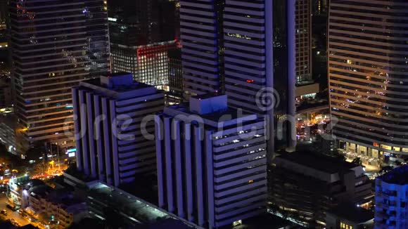 晚上曼谷全景视频的预览图