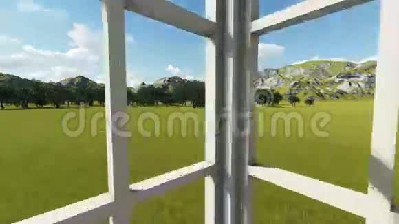 托斯卡纳乡村田园风光带橄榄树视频的预览图