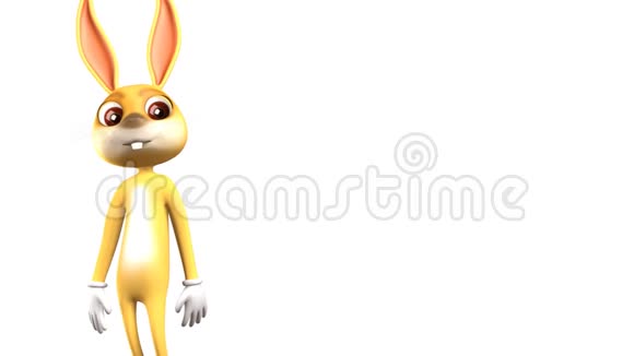 动画3D等待兔子视频的预览图