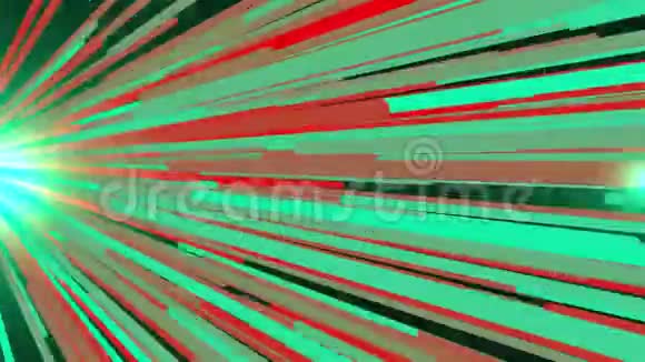 彩色光带横向飞行三维绘制计算机背景视频的预览图