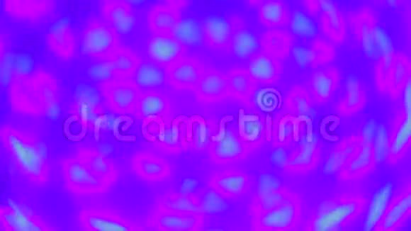 抽象移动粉红色和紫色背景与无缝循环顺时针视频的预览图
