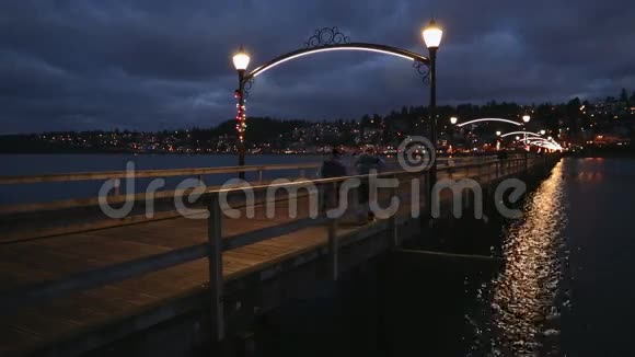 白岩码头冬季公元前视频的预览图