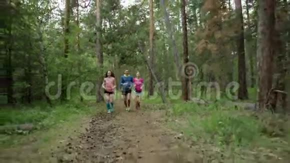 在森林里跑训练视频的预览图
