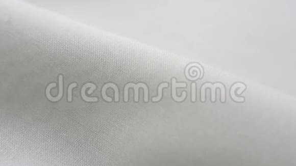 白色棉织物纹理它可以用作背景视频的预览图