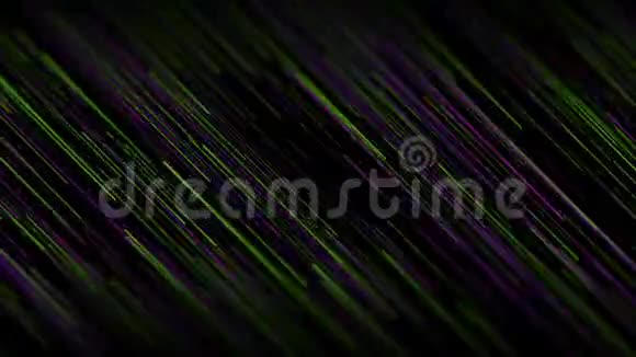 绿紫抽象线条技术未来视频动画视频的预览图