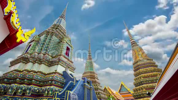 沃特福美丽的旧建筑泰国的主要景点曼谷视频的预览图