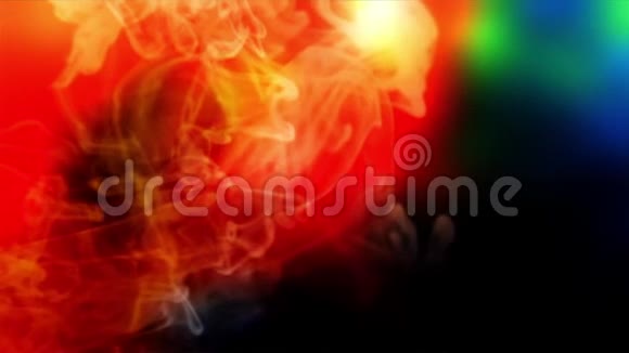 彩色烟雾镜头背景视频的预览图