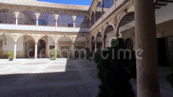 文艺复兴修道院文艺复兴城西班牙安达视频的预览图
