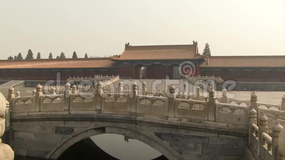 紫禁城中国运河桥视频的预览图