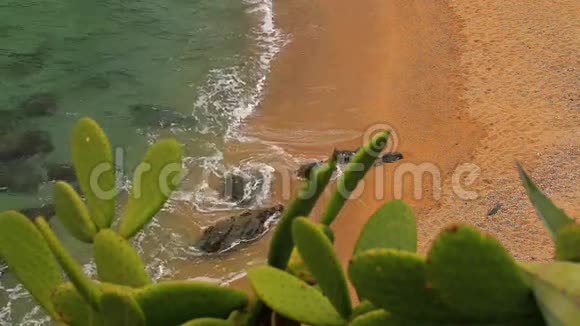 绿松石地中海海滩背包焦点2视频的预览图