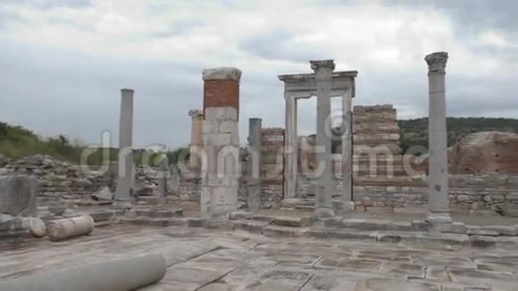 以弗所的古遗址和庙宇是我们祖先的民族遗产视频的预览图