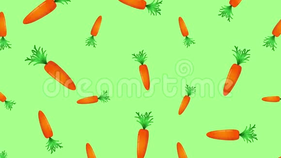 背景是掉落的胡萝卜视频的预览图