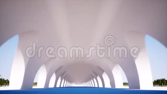 无限隧道视角从内部无缝镜头视频的预览图