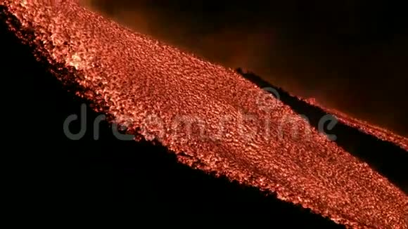 意大利埃特纳火山熔岩流视频的预览图