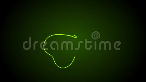 绿霓花三叶草抽象视频动画视频的预览图