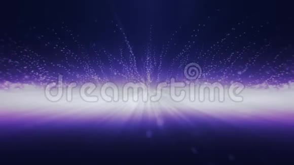 紫白色发光点颗粒VJ环运动背景v2视频的预览图